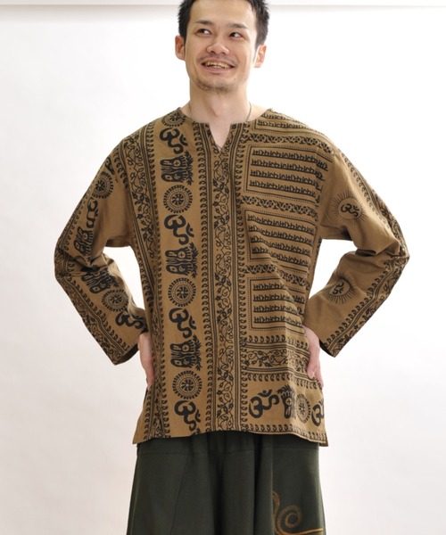 MARAI(マーライ)の「オームヒンディ 長袖 カットソー(Tシャツ/カットソー・レディース・ブラック/グリーン・FREE)」の12枚目の写真