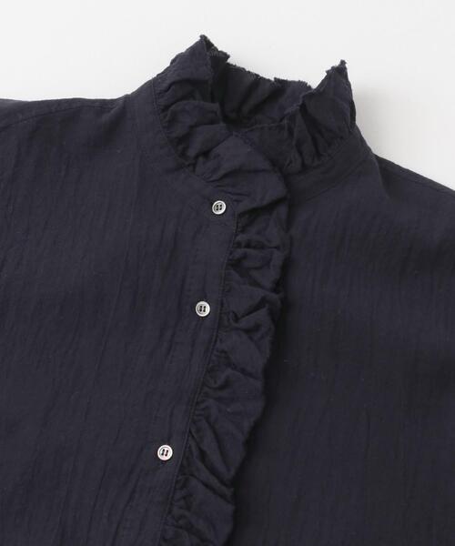 かぐれ　長袖　コットン　フリルシャツ かぐれ - 新品タグ付◉ かぐれ コットンフリルカラーシャツ OFF