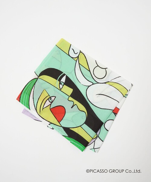 BEAUTY&YOUTH UNITED ARROWS(ビューティーアンドユースユナイテッドアローズ)の「<PICASSO × BEAUTY&YOUTH> Sculptor バンダナ(バンダナ/スカーフ・メンズ・その他3・FREE)」の1枚目の写真