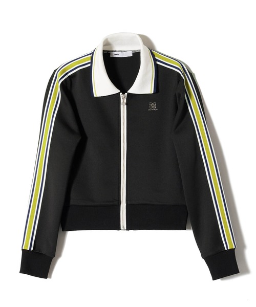 DURAS（デュラス）の「ジャージートラックジャケット（ジャージ・レディース・ブラック/ネイビー/オレンジ・SMALL/MEDIUM）」の6枚目の写真