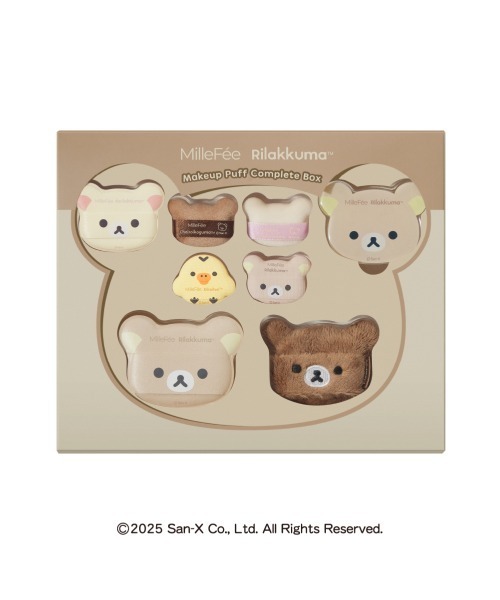 リラックマ メイクパフ（パフ・スポンジ）｜MilleFee（ミルフィー）の