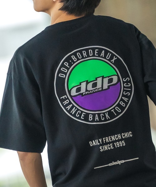 ddp（ディーディーピー）の「【DDP】別注 プリント 半袖Tシャツ（Tシャツ/カットソー・メンズ・ブラック系1/ブラック系/ホワイト系2/ホワイト系1/ホワイト系/ブラウン/ブラック/ホワイト/グリーン系2/グリーン系1/ブラウン系/ブラック系2・SMALL/MEDIUM/X-LARGE/LARGE）」の6枚目の写真