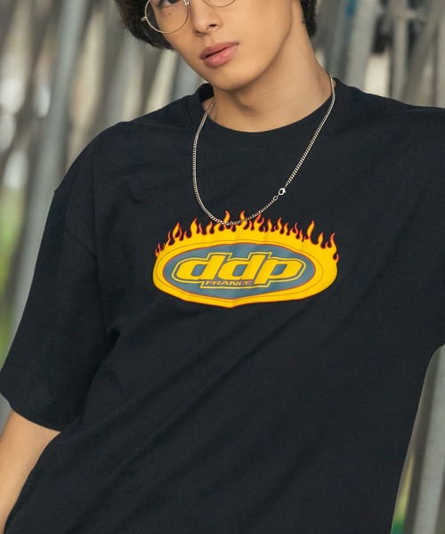 ddp（ディーディーピー）の「【DDP】別注 プリント 半袖Tシャツ（Tシャツ/カットソー・メンズ・ブラック系1/ブラック系/ホワイト系2/ホワイト系1/ホワイト系/ブラウン/ブラック/ホワイト/グリーン系2/グリーン系1/ブラウン系/ブラック系2・SMALL/MEDIUM/X-LARGE/LARGE）」の7枚目の写真