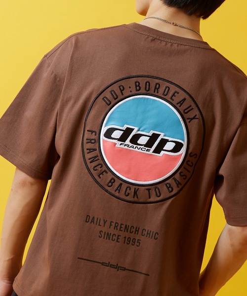 ddp（ディーディーピー）の「【DDP】別注 プリント 半袖Tシャツ（Tシャツ/カットソー・メンズ・ブラック系1/ブラック系/ホワイト系2/ホワイト系1/ホワイト系/ブラウン/ブラック/ホワイト/グリーン系2/グリーン系1/ブラウン系/ブラック系2・SMALL/MEDIUM/X-LARGE/LARGE）」の10枚目の写真
