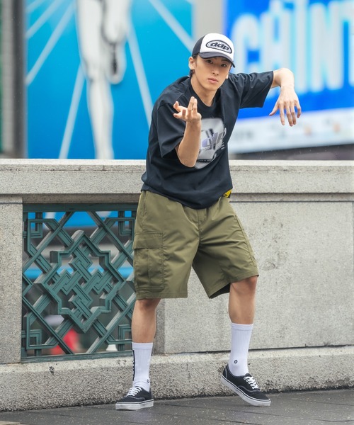 ddp（ディーディーピー）の「【DDP】別注 プリント 半袖Tシャツ（Tシャツ/カットソー・メンズ・ブラック系1/ブラック系/ホワイト系2/ホワイト系1/ホワイト系/ブラウン/ブラック/ホワイト/グリーン系2/グリーン系1/ブラウン系/ブラック系2・SMALL/MEDIUM/X-LARGE/LARGE）」の14枚目の写真