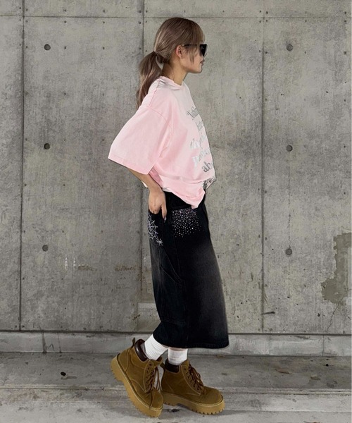 sedacle(セダクル)の「ラインストーンハーフパンツ(デニムパンツ・レディース・ブラック/インディゴブルー・LARGE/MEDIUM/SMALL)」の19枚目の写真