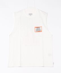 BANKS（バンクス）の「DESIGN TEE /BANKS JOURNAL(バンクスジャーナル)ワンポインプリントバックプリントタンクトップ（タンクトップ）」