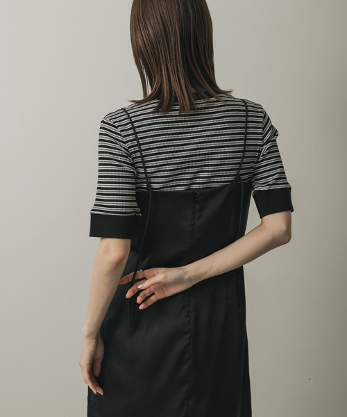 セール】『一部WEB限定カラー』クルーネックリンガーボーダーTシャツ(5
