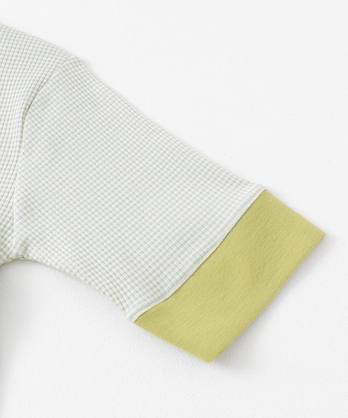 SENSE OF PLACE by URBAN RESEARCH（センスオブプレイスバイアーバンリサーチ）の「『一部WEB限定カラー』クルーネックリンガーボーダーTシャツ(5分袖)（Tシャツ/カットソー・レディース・ブラック系その他/イエロー系その他/ブルー系その他/レッド系その他・ONE）」の14枚目の写真