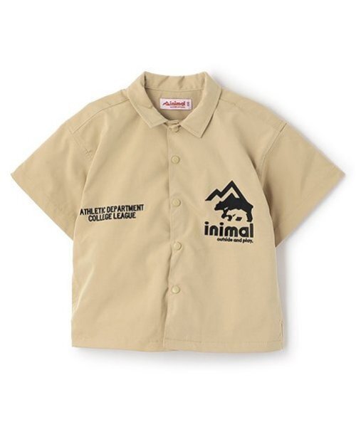 minimal（ミニマル）の「【速乾】ワークシャツ（シャツ/ブラウス・キッズ・ベージュ/ブラック/ブルーグレー・110cm/100cm/120cm/130cm/140cm）」の4枚目の写真