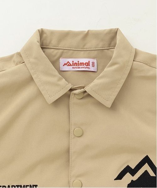 minimal（ミニマル）の「【速乾】ワークシャツ（シャツ/ブラウス・キッズ・ベージュ/ブラック/ブルーグレー・110cm/100cm/120cm/130cm/140cm）」の6枚目の写真