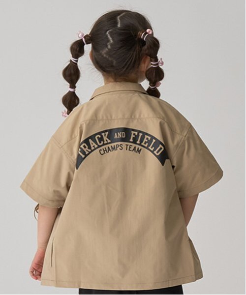 minimal（ミニマル）の「【速乾】ワークシャツ（シャツ/ブラウス・キッズ・ベージュ/ブラック/ブルーグレー・110cm/100cm/120cm/130cm/140cm）」の18枚目の写真