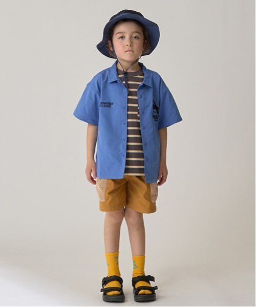 minimal(ミニマル)の「【速乾】ワークシャツ(シャツ/ブラウス・キッズ・ベージュ/ブラック/ブルーグレー・110cm/100cm/120cm/130cm/140cm)」の22枚目の写真