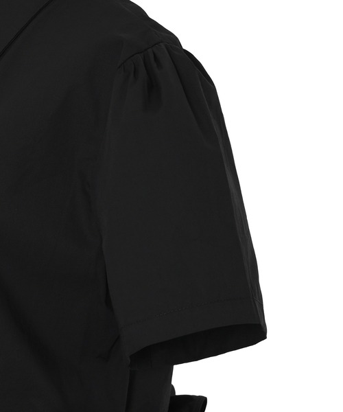 Narcissus（ナルシス）の「【Narcissus】フリルペプラムシャツ（シャツ/ブラウス・レディース・ホワイト/ブラック・FREE）」の3枚目の写真