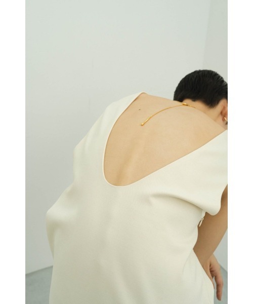 Knuth Marf（クヌースマーフ）の「Uneck one piece（ワンピース・レディース・ホワイト・SMALL/X-SMALL）」の3枚目の写真