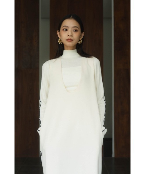 Knuth Marf（クヌースマーフ）の「Uneck one piece（ワンピース・レディース・ホワイト・SMALL/X-SMALL）」の8枚目の写真