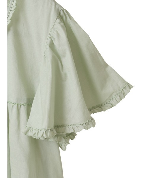 PINK HOUSE（ピンクハウス）の「ローンブラウス（シャツ/ブラウス・レディース・ホワイト/ミント/ネイビー/ピンク・フリー）」の8枚目の写真