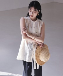 qualite | カットドビーチュニックブラウス/夏服(シャツ/ブラウス)