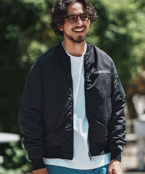 mj10794- Puckering MA-1 MA-1ジャケット（ブルゾン）｜felkod