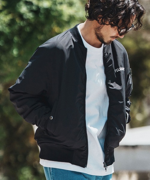 mj10794- Puckering MA-1 MA-1ジャケット（ブルゾン）｜felkod