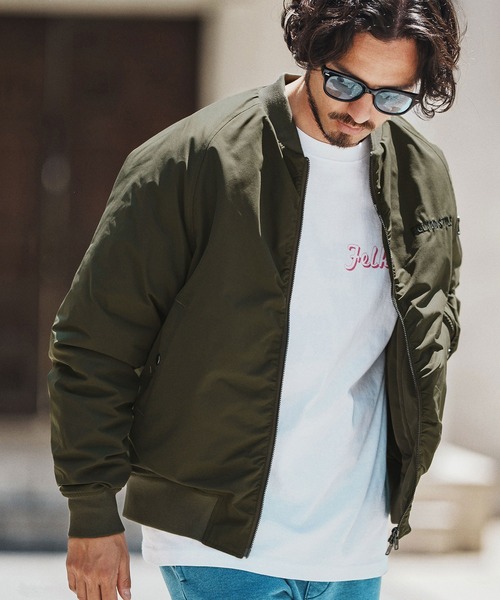 mj10794- Puckering MA-1 MA-1ジャケット（ブルゾン）｜felkod