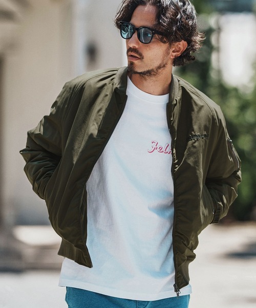 mj10794- Puckering MA-1 MA-1ジャケット（ブルゾン）｜felkod