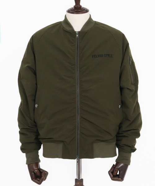 mj10794- Puckering MA-1 MA-1ジャケット（ブルゾン）｜felkod