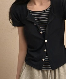 黒カーディガン トップス　カットソー　Tシャツ ブラック|トップス(カーディガン)検索ページ|シェルターウェブストア