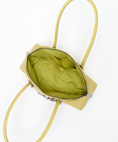 GRAIN(グレイン)の「【GRAIN/グレイン】チャーム付きバイカラートートバッグ(トートバッグ・レディース・イエロー/ネイビー/レッド・FREE)」の8枚目の写真