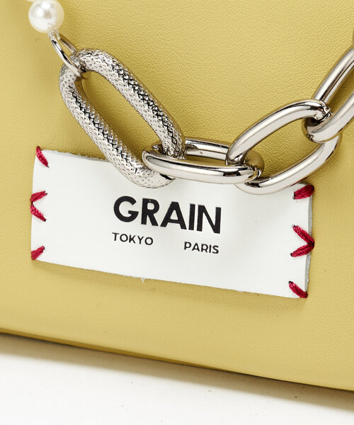 GRAIN(グレイン)の「【GRAIN/グレイン】チャーム付きバイカラートートバッグ(トートバッグ・レディース・イエロー/ネイビー/レッド・FREE)」の12枚目の写真