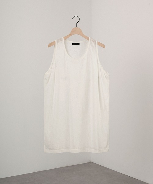 Alfred Alex】ヴィンテージライクマーブリングタンクトップ