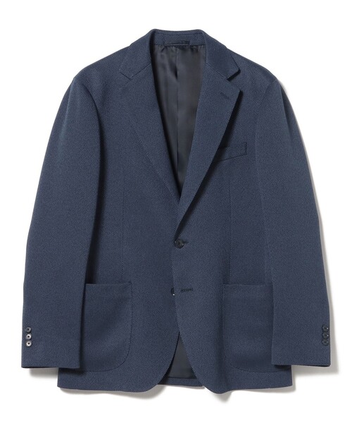 BEAMS HEART(ビームスハート)の「ウールライク バスケット 2ボタン ジャケット 25AW【ウォッシャブル・防シワ】(テーラードジャケット・メンズ・ブルー/ネイビー・XX-LARGE/X-LARGE/LARGE/SMALL/MEDIUM)」の22枚目の写真