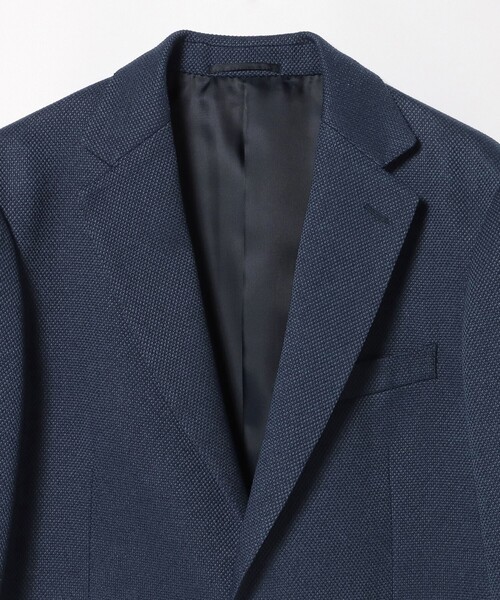 BEAMS HEART(ビームスハート)の「ウールライク バスケット 2ボタン ジャケット 25AW【ウォッシャブル・防シワ】(テーラードジャケット・メンズ・ブルー/ネイビー・XX-LARGE/X-LARGE/LARGE/SMALL/MEDIUM)」の11枚目の写真
