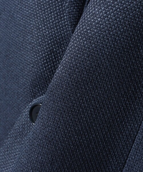 BEAMS HEART(ビームスハート)の「ウールライク バスケット 2ボタン ジャケット 25AW【ウォッシャブル・防シワ】(テーラードジャケット・メンズ・ブルー/ネイビー・XX-LARGE/X-LARGE/LARGE/SMALL/MEDIUM)」の15枚目の写真