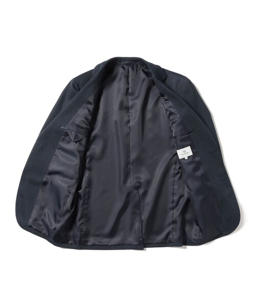 BEAMS HEART(ビームスハート)の「ウールライク バスケット 2ボタン ジャケット 25AW【ウォッシャブル・防シワ】(テーラードジャケット・メンズ・ブルー/ネイビー・XX-LARGE/X-LARGE/LARGE/SMALL/MEDIUM)」の7枚目の写真