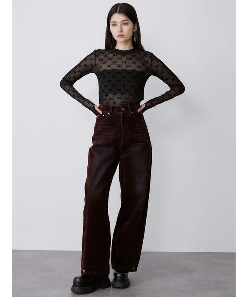 MURUA(ムルーア)の「インナーファーベルテッドクロッグス(サンダル・レディース・ブラウン/ブラック・24.5/23.5/22.5)」の21枚目の写真