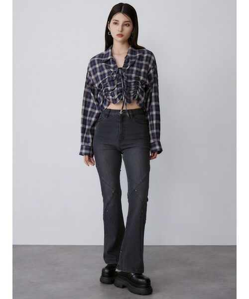 MURUA(ムルーア)の「インナーファーベルテッドクロッグス(サンダル・レディース・ブラウン/ブラック・24.5/23.5/22.5)」の22枚目の写真