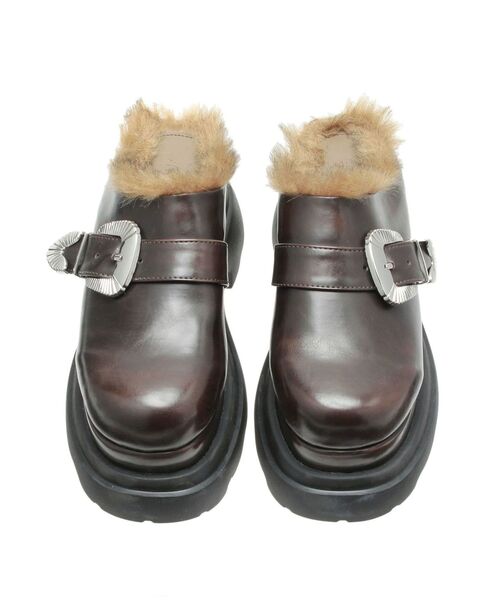 インナーファーベルテッドクロッグス（サンダル）｜MURUA（ムルーア