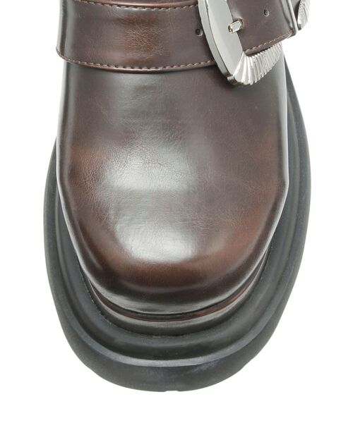 MURUA(ムルーア)の「インナーファーベルテッドクロッグス(サンダル・レディース・ブラウン/ブラック・24.5/23.5/22.5)」の13枚目の写真