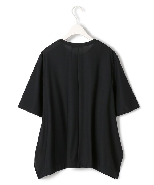 ICB(アイシービー)の「シアートリコット ペプラムカットソー(Tシャツ/カットソー・レディース・ブラック系/パイングリーン系/アイボリー系・LARGE/X-LARGE)」の15枚目の写真