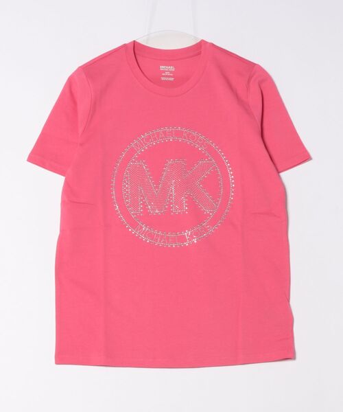 MICHAELKORS/ラインストーン サークル ロゴ Tシャツ セール】ラインストーン MK サークル ロゴ Tシャツ(Tシャツ