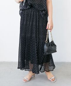 セール】ティアードチュールラインストーンスカート（スカート）｜Mila