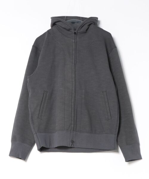 Jackman（ジャックマン）の「GG Sweat Parka（パーカー・メンズ・杢グレー/ネイビー/ブラック/ライトグリーン/スミクロ/オフホワイト・LARGE/X-LARGE/MEDIUM）」の4枚目の写真
