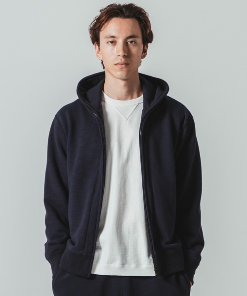 Jackman(ジャックマン)の「GG Sweat Parka(パーカー・メンズ・ブラック/ネイビー/杢グレー・MEDIUM/LARGE/X-LARGE)」の3枚目の写真