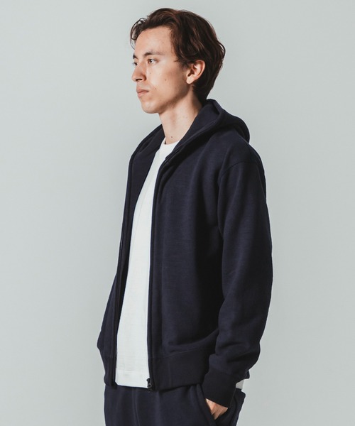 Jackman(ジャックマン)の「GG Sweat Parka(パーカー・メンズ・ブラック/ネイビー/杢グレー・MEDIUM/LARGE/X-LARGE)」の15枚目の写真