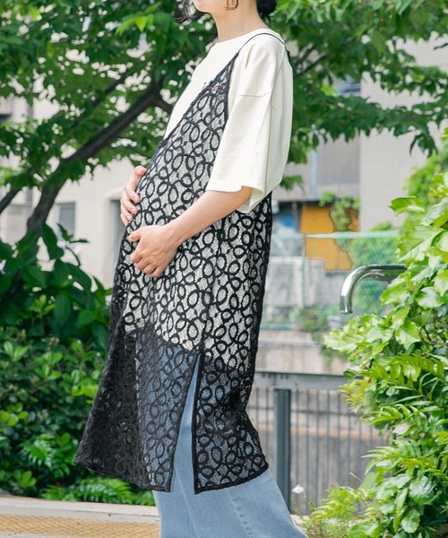 【未使用】blanc et blancheマタニティ用ワンピース チェック柄 未使用】blanc et blancheマタニティ用ワンピース チェック柄