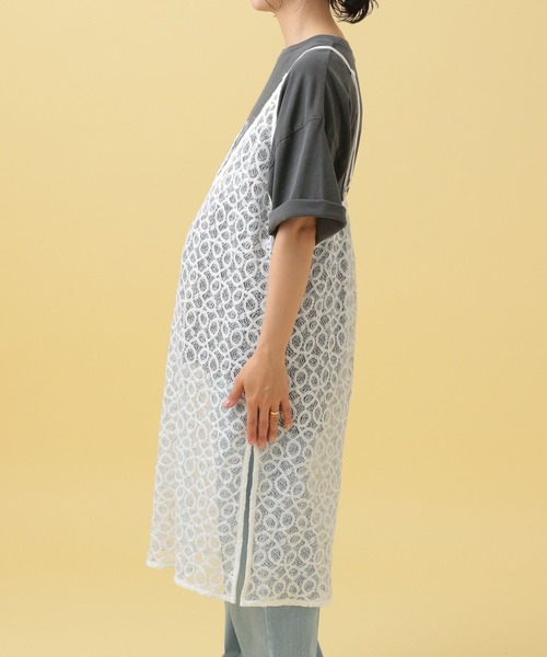 セール】【産前・産後対応】マタニティ／レースキャミワンピース