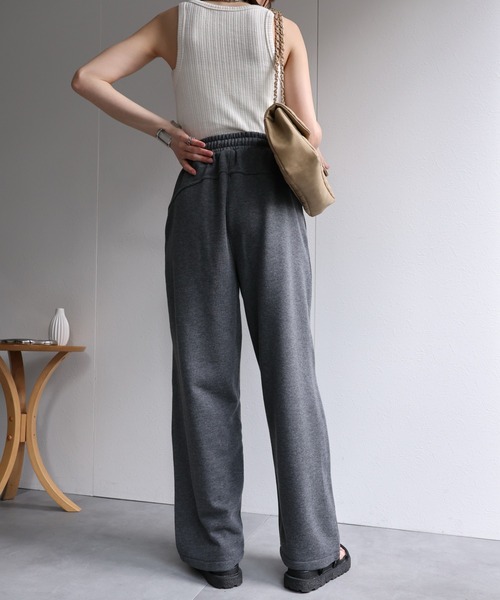 sakishimatokyo(サキシマトーキョー)の「コクーンシルエット スエットパンツ/セットアップ対応商品/裏毛(スウェットパンツ・レディース・チャコールグレー/ブラック/オートミール・FREE)」の17枚目の写真