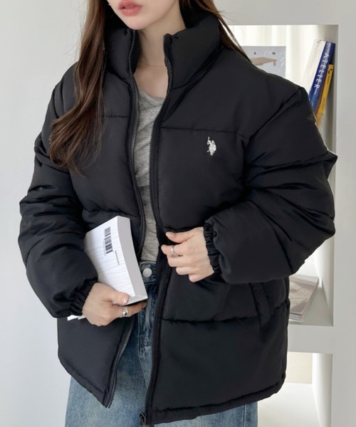 U.S. POLO ASSN.(ユーエスポロアッスン)の「U.S. POLO ASSN ポリタッサー 中綿 ジャケット(ダウンジャケット/コート・レディース・アイボリー/ブラック/ベージュ・M/S)」の20枚目の写真