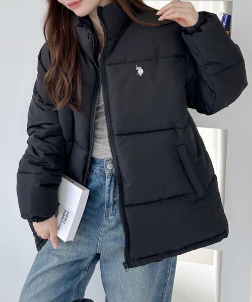 U.S. POLO ASSN.(ユーエスポロアッスン)の「U.S. POLO ASSN ポリタッサー 中綿 ジャケット(ダウンジャケット/コート・レディース・アイボリー/ブラック/ベージュ・M/S)」の11枚目の写真